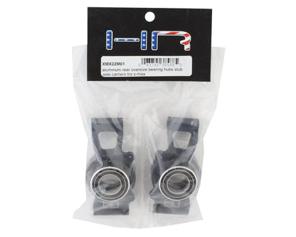 Hot Racing Aluminum Rear Hubs w/Over Size Bearings for Traxxas X-Maxx/XRT