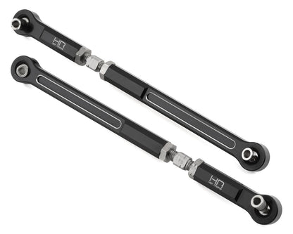 Hot Racing Adjustable Steering Links for Traxxas X-Maxx (Black) (2)
