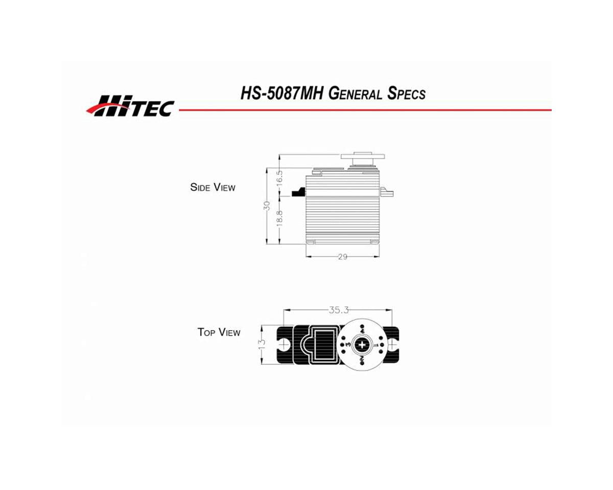 Hitec HS-5087MG HV Micro Digital Metal Gear Servo