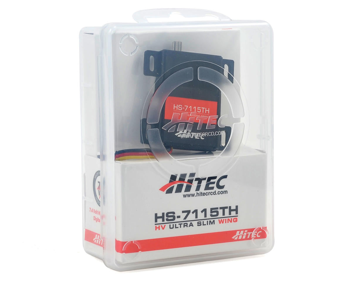 Hitec HS-7115TH Ultra Premium High-Voltage Titanium Gear Slim Wing Servo