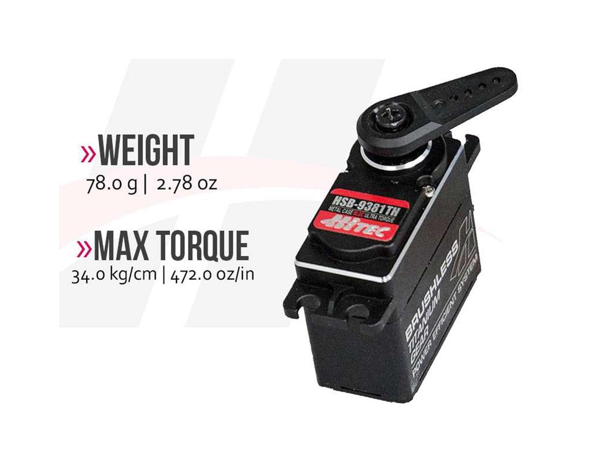 Hitec HSB-9381TH Ultra Torque Brushless Titanium Gear Servo (High Voltage)