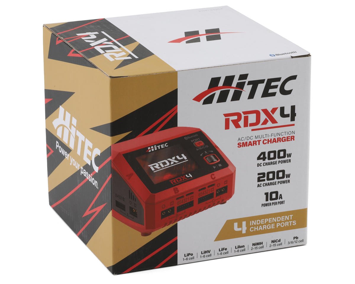 Hitec RDX4 Quad Smart LiPo Battery Balance Charger