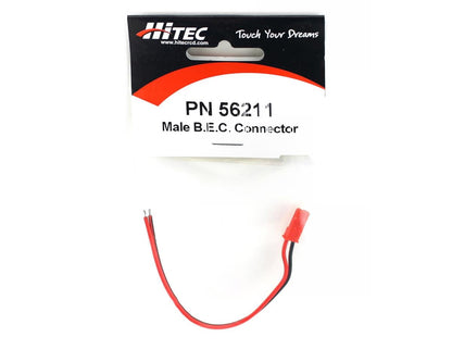 Hitec Red JST BEC Connector and Lead (Male)
