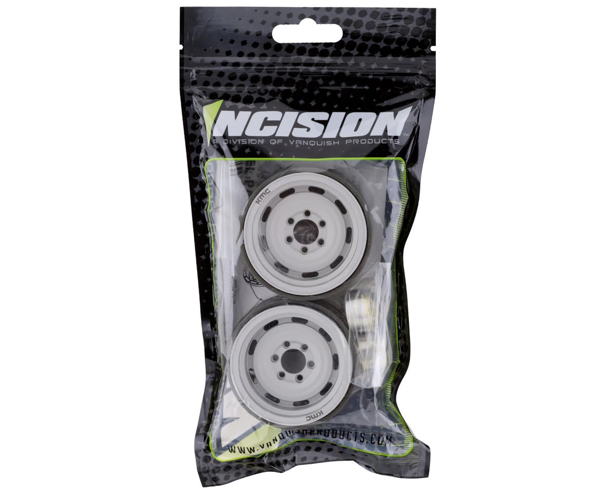 Incision KMC XD720 Roswell 1.9" Beadlock Wheels (Satin) (2)