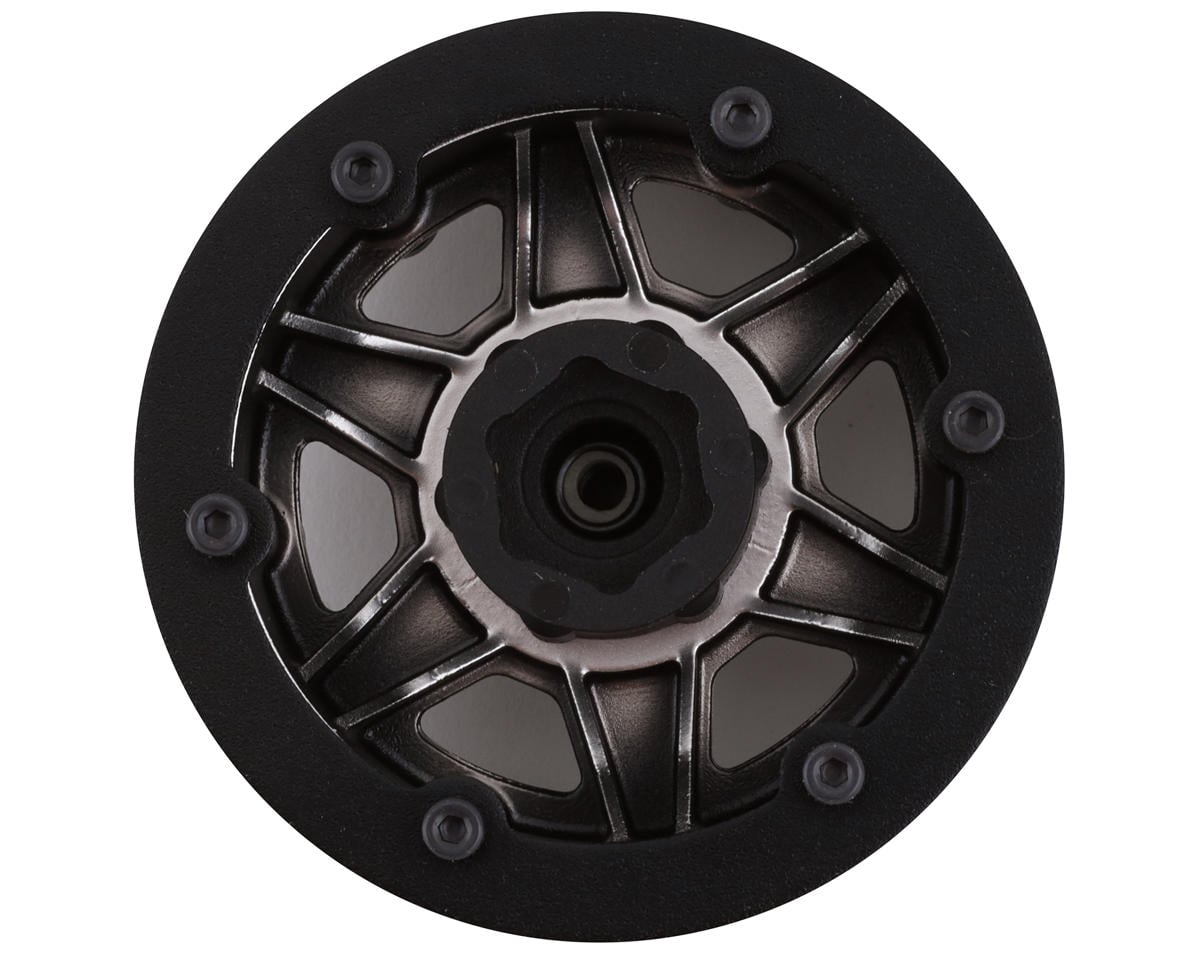 Incision KMC KM233 1.9" Plastic Beadlock Wheels (Silver) (2)