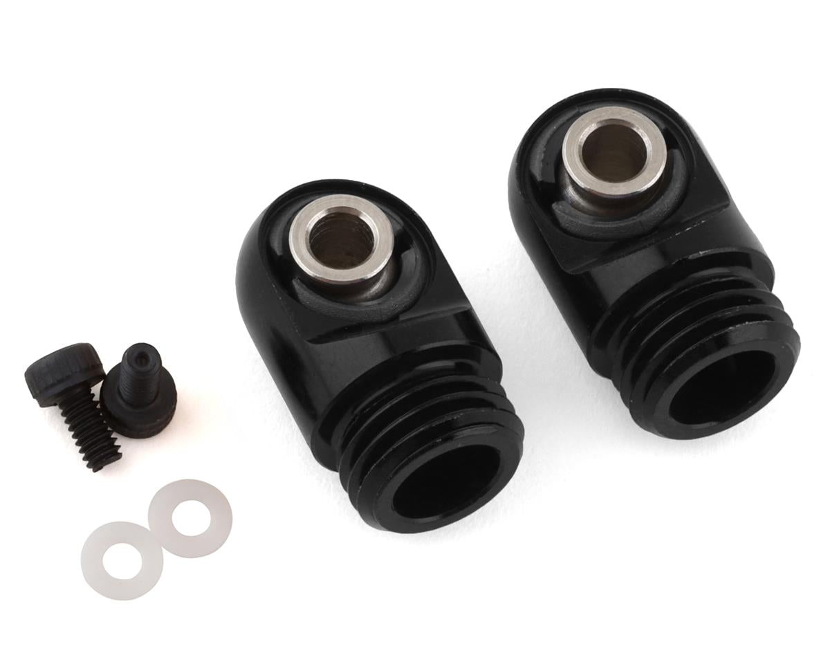 Incision S8E Machined Aluminum Shock Caps (Black) (2)