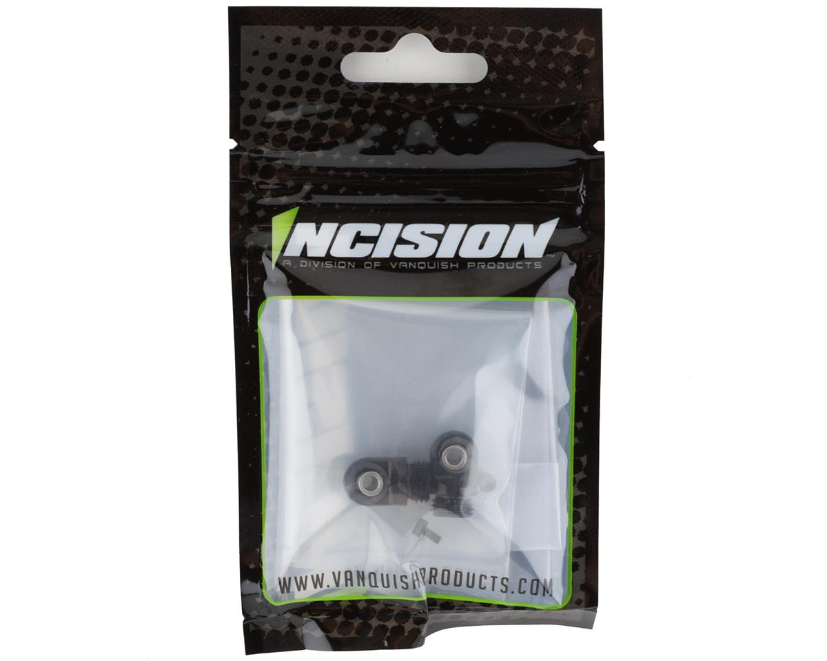 Incision S8E Machined Aluminum Shock Caps (Black) (2)