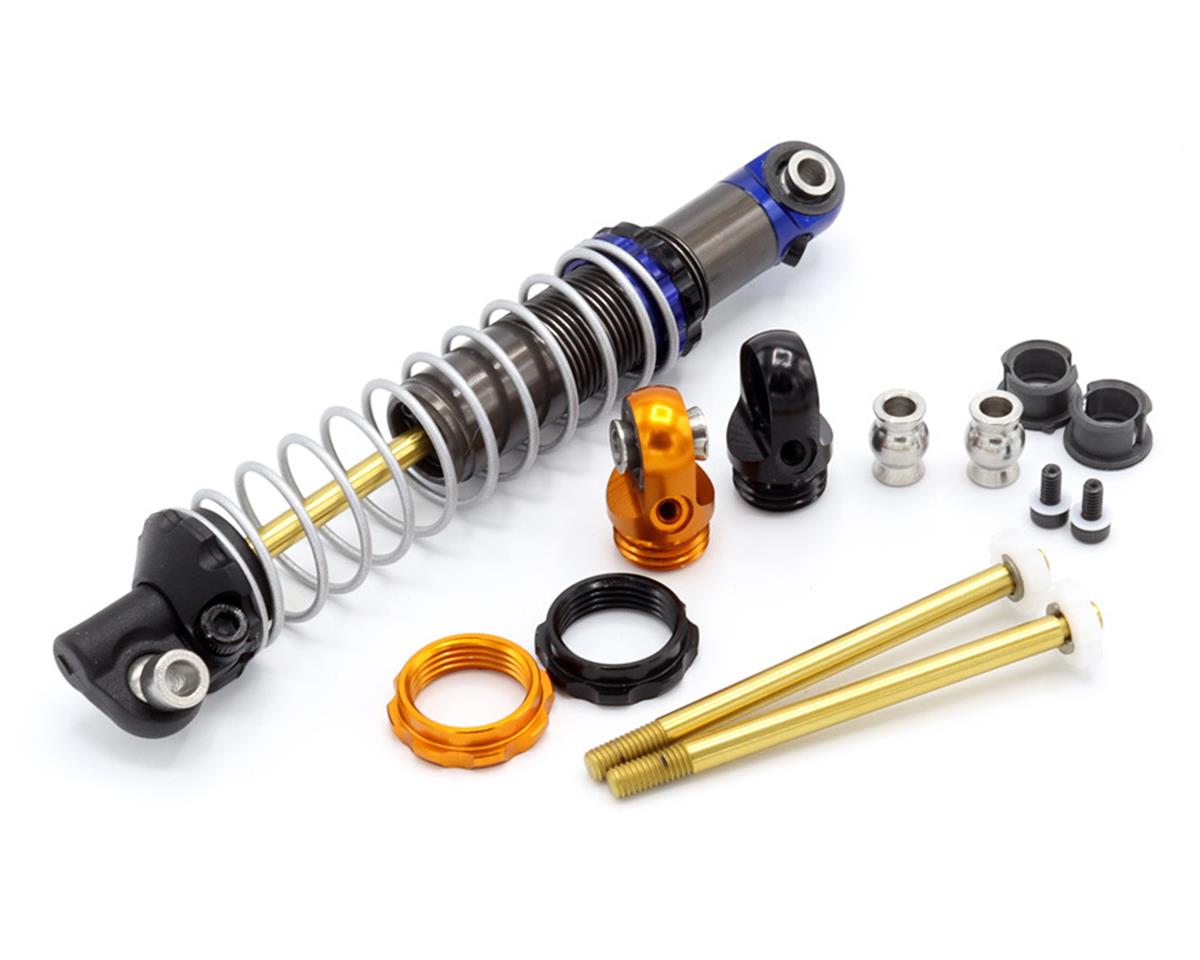 Incision S8E Machined Aluminum Shock Caps (Black) (2)