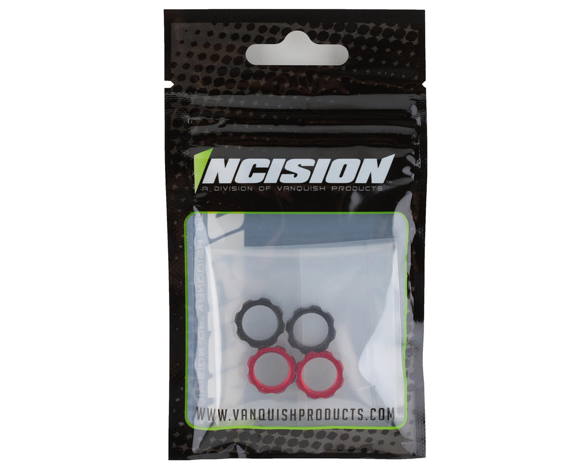 Incision S8E Machined Spring Collars (Red)