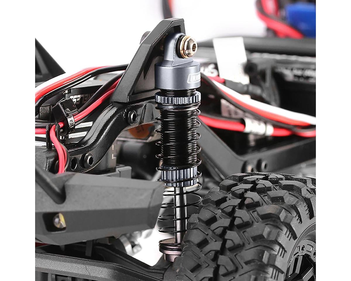 Injora Aluminum 53mm Threaded Oil Shocks for Traxxas® TRX-4M® (4) (Grey)