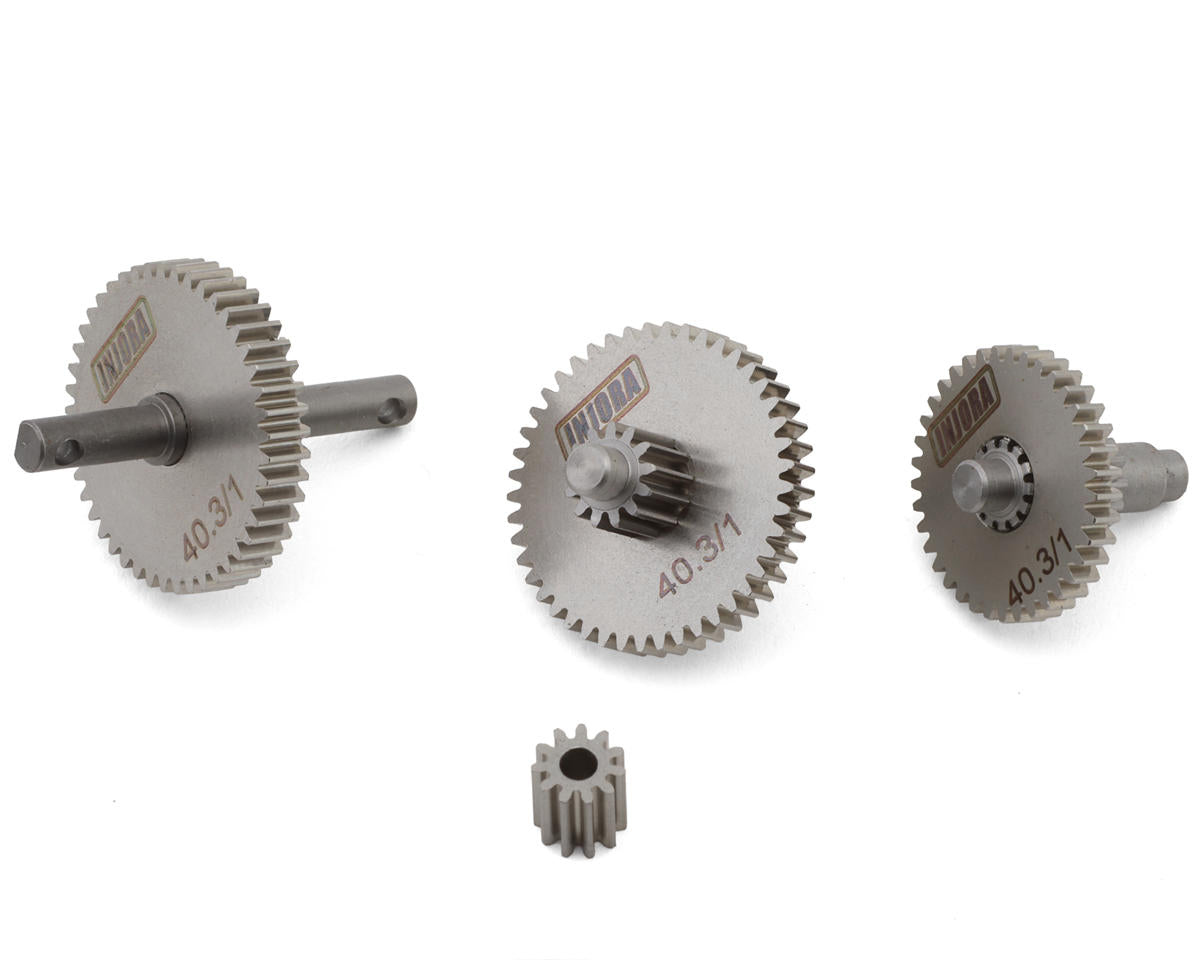 Injora Stainless Steel Low Range Transmission Gear Set for Traxxas® TRX-4M™
