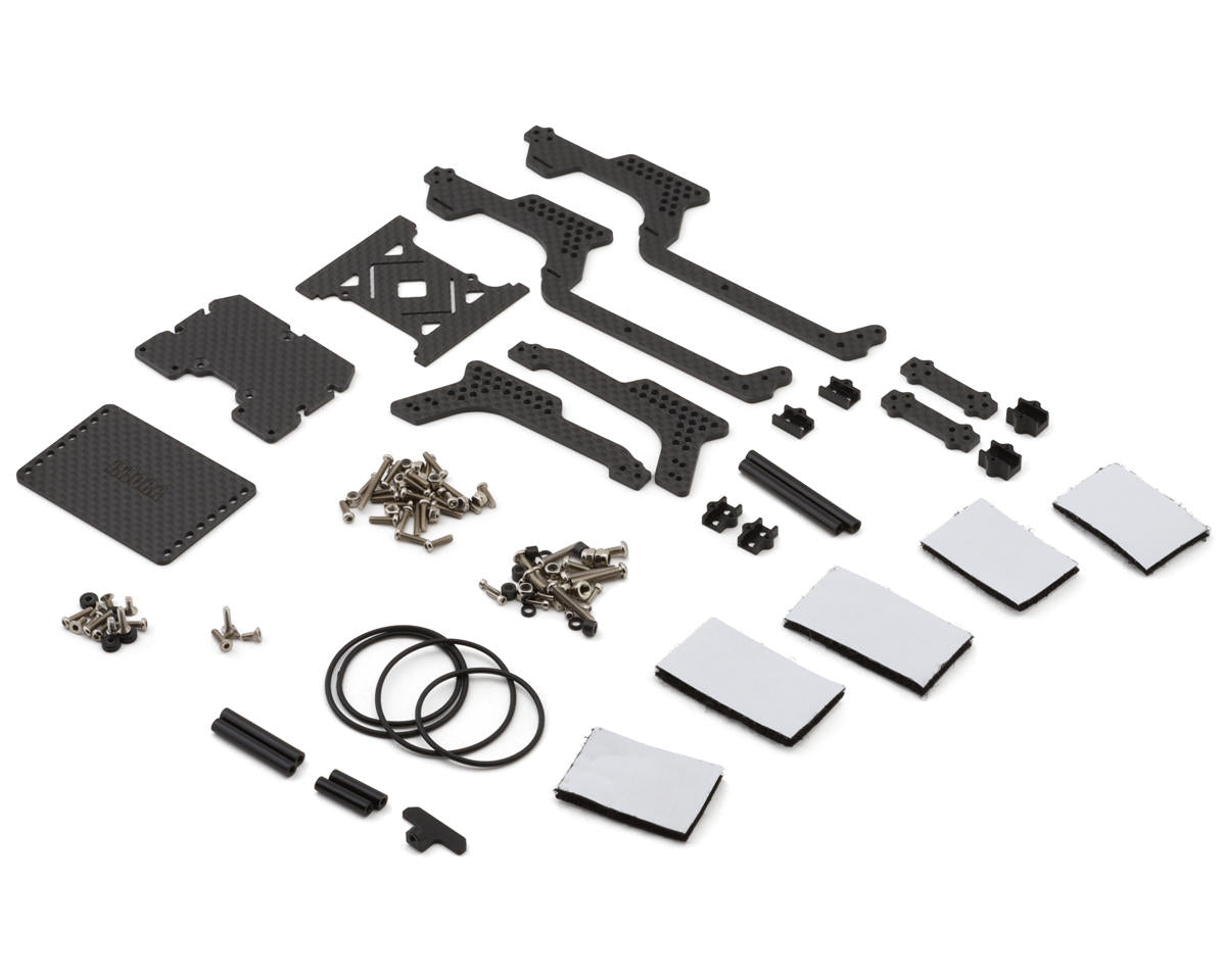 Injora Carbon Fiber Universal LCG Chassis Frame Kit for Traxxas® TRX-4M®