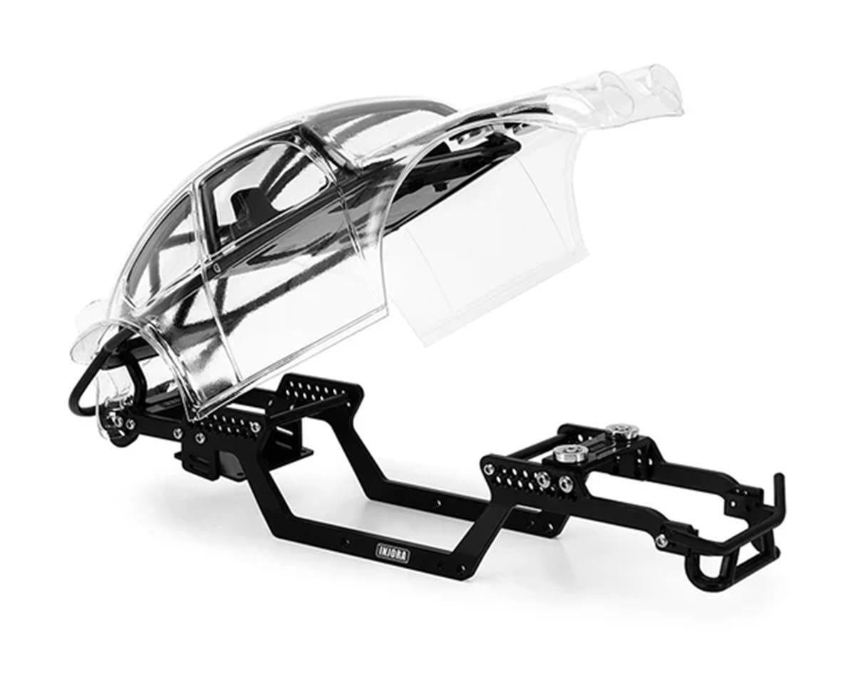 Injora BUG18 Crawler Body Set for Traxxas® TRX-4M™ (Clear) (155mm Wheelbase)