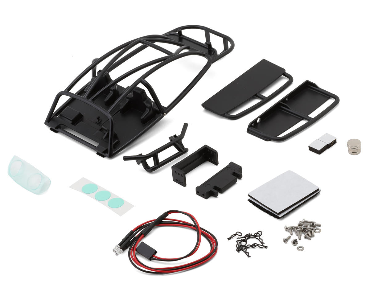 Injora BUG18 Crawler Body Set for Traxxas® TRX-4M™ (Clear) (155mm Wheelbase)
