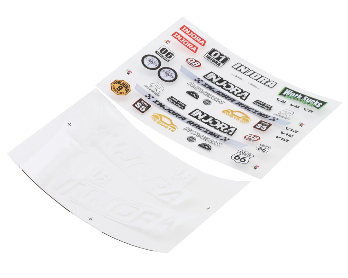 Injora BUG18 Crawler Body Set for Traxxas® TRX-4M™ (Clear) (155mm Wheelbase)