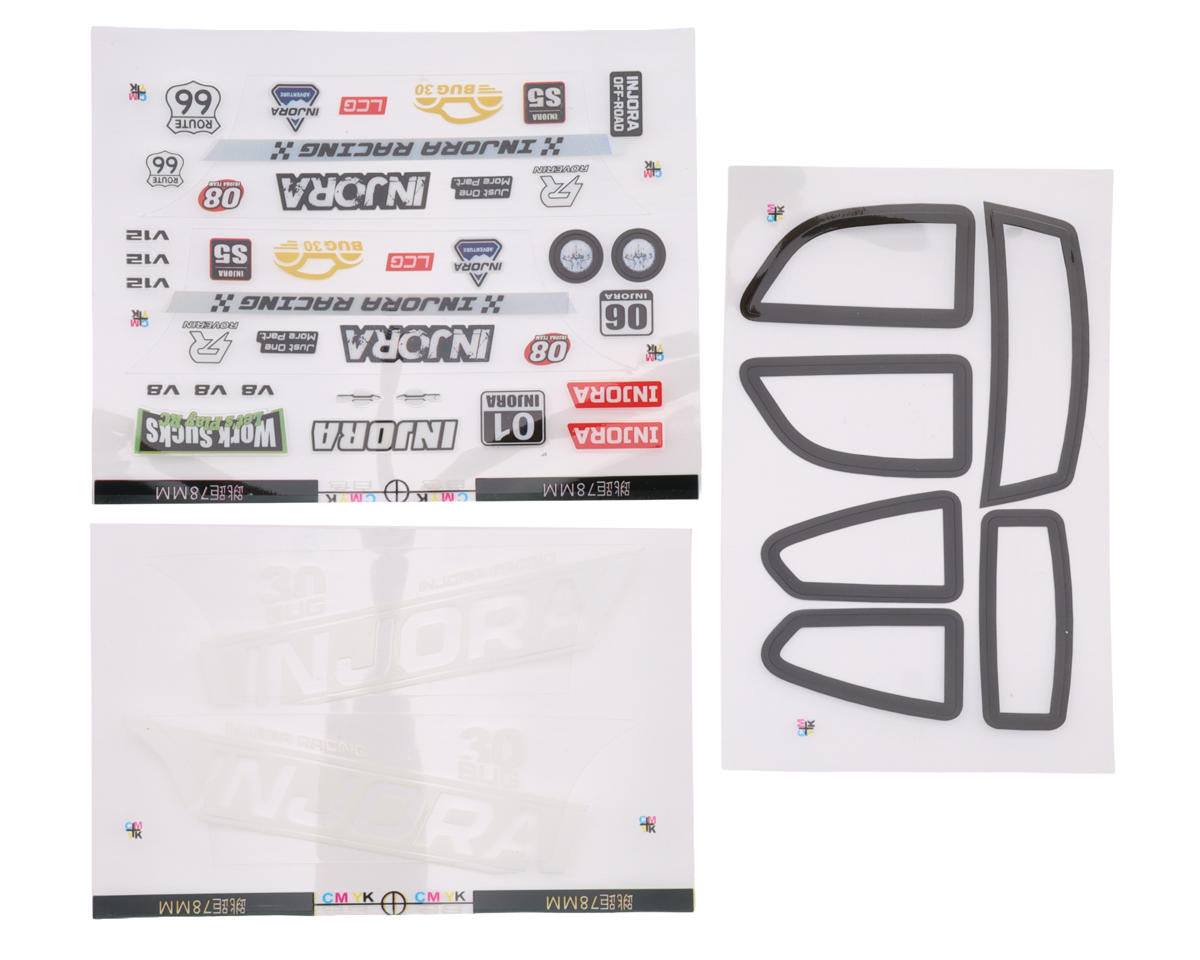 Injora Axial® SCX30 BUG30 1/30 Rock Crawler Body Set (Clear)