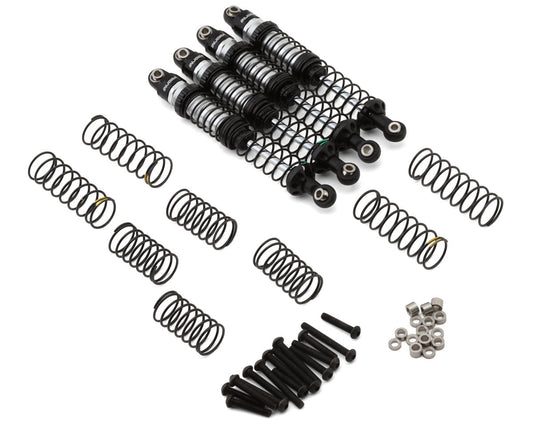 Injora DRX Aluminum Dual-Rate 1/10 Rock Crawler Threaded Oil Shocks (100mm) (4)