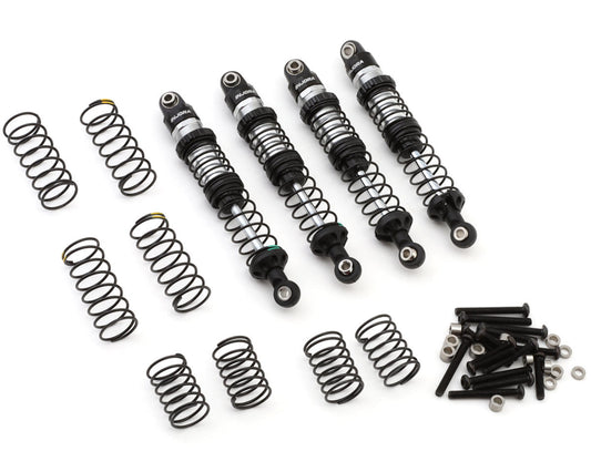 Injora DRX Aluminum Dual-Rate 1/10 Rock Crawler Threaded Oil Shocks (90mm) (4)