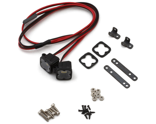 Injora 1/10 Rock Crawler LED Square Pod Light Kit (2)