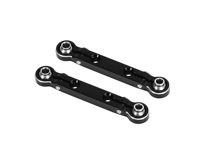 Injora Arrma Mojave Grom/Losi Nascar Aluminum Steering Links (Black) (2)