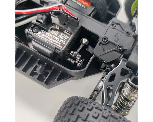 Injora Arrma Grom Aluminum Servo Saver Set (Black) (20T)