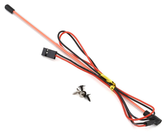 Injora 1/10 Rock Crawler Scale LED Light Whip (195mm) (Bottom Fixed)