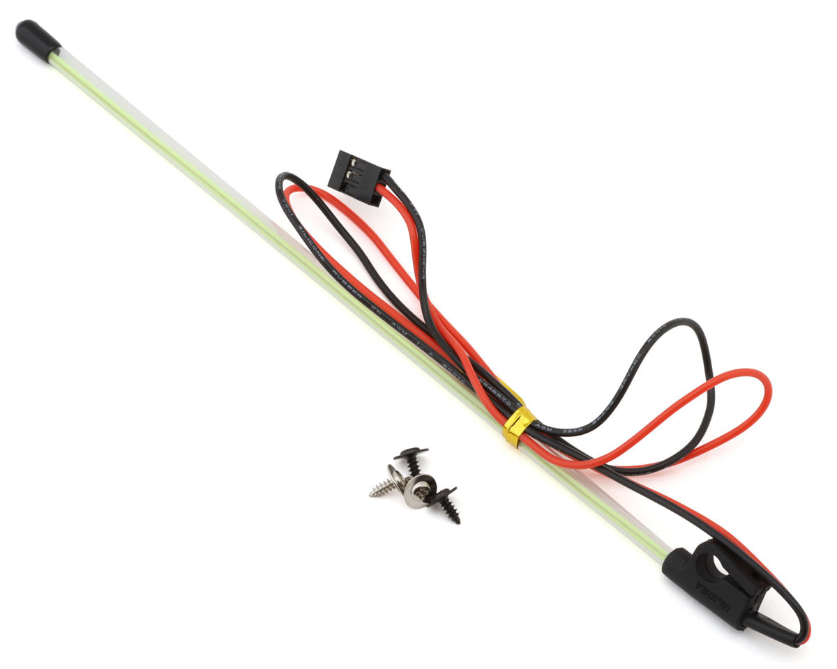 Injora 1/10 Rock Crawler Scale LED Light Whip (195mm) (Side/Cage Mount)