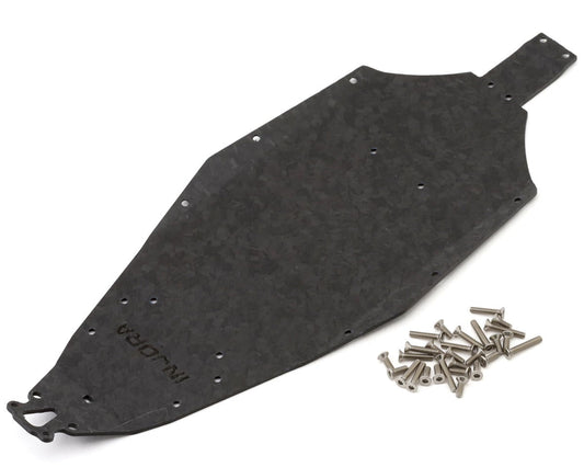 Injora Losi® Mini-B™ 1/16 Forged Carbon Fiber Chassis