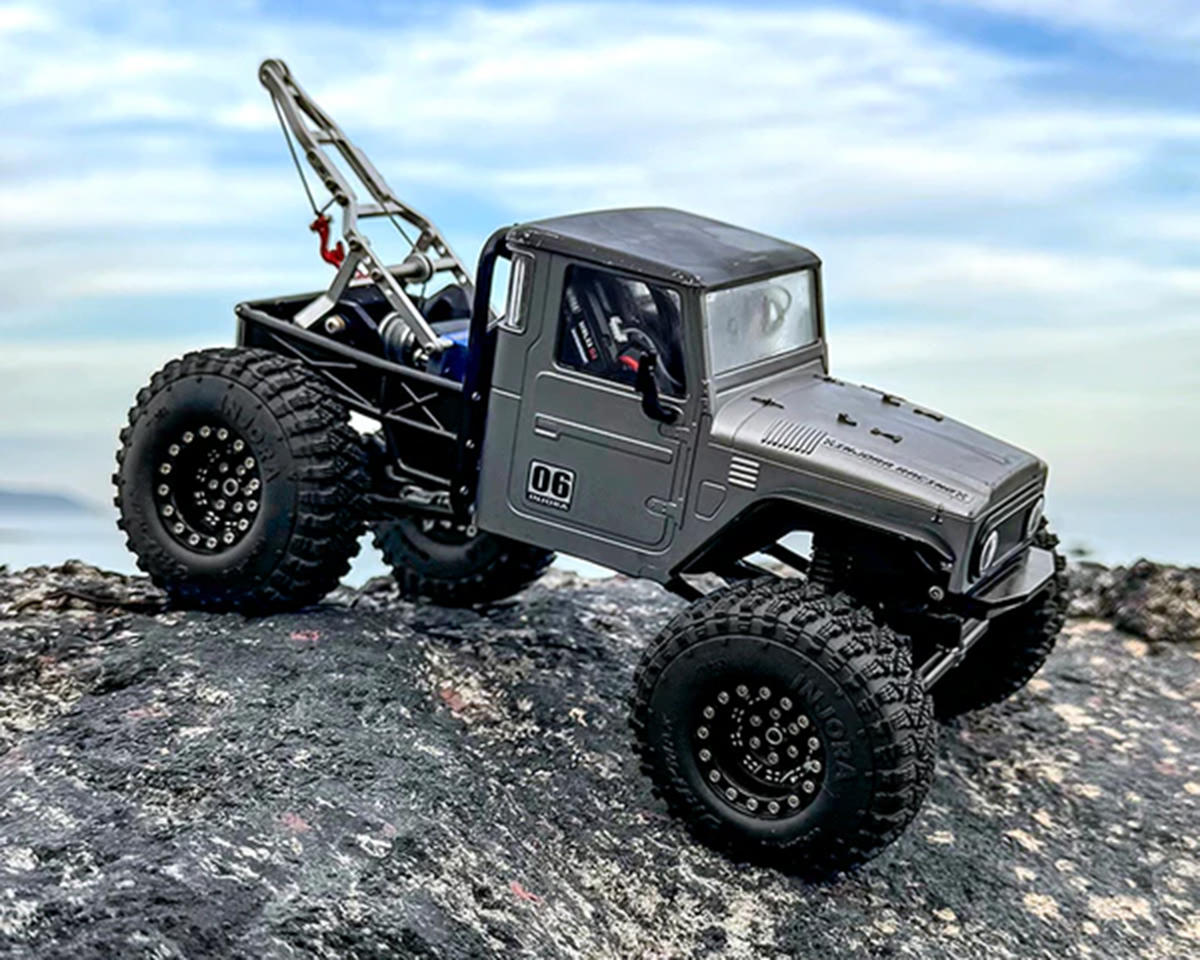 Injora 1/18 Tow Truck Crane Kit & INJS2065-360 Winch Servo for Traxxas® TRX-4M®