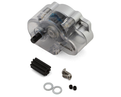 Injora Axial SCX10 II LCG Aluminum Transmission Assembly Set w/Clear Cover