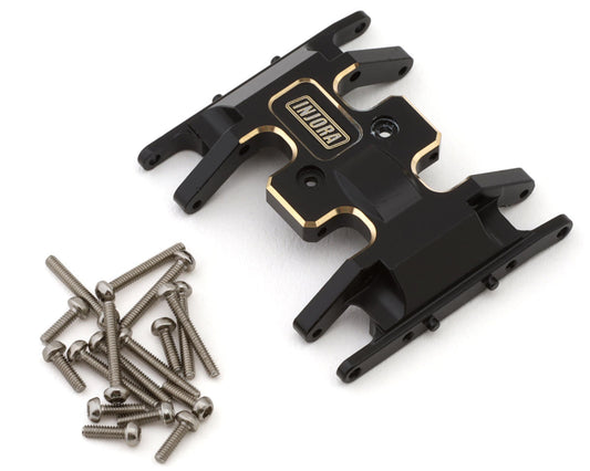Injora Axial SCX24 Brass Skid Plate (Black) (15g)