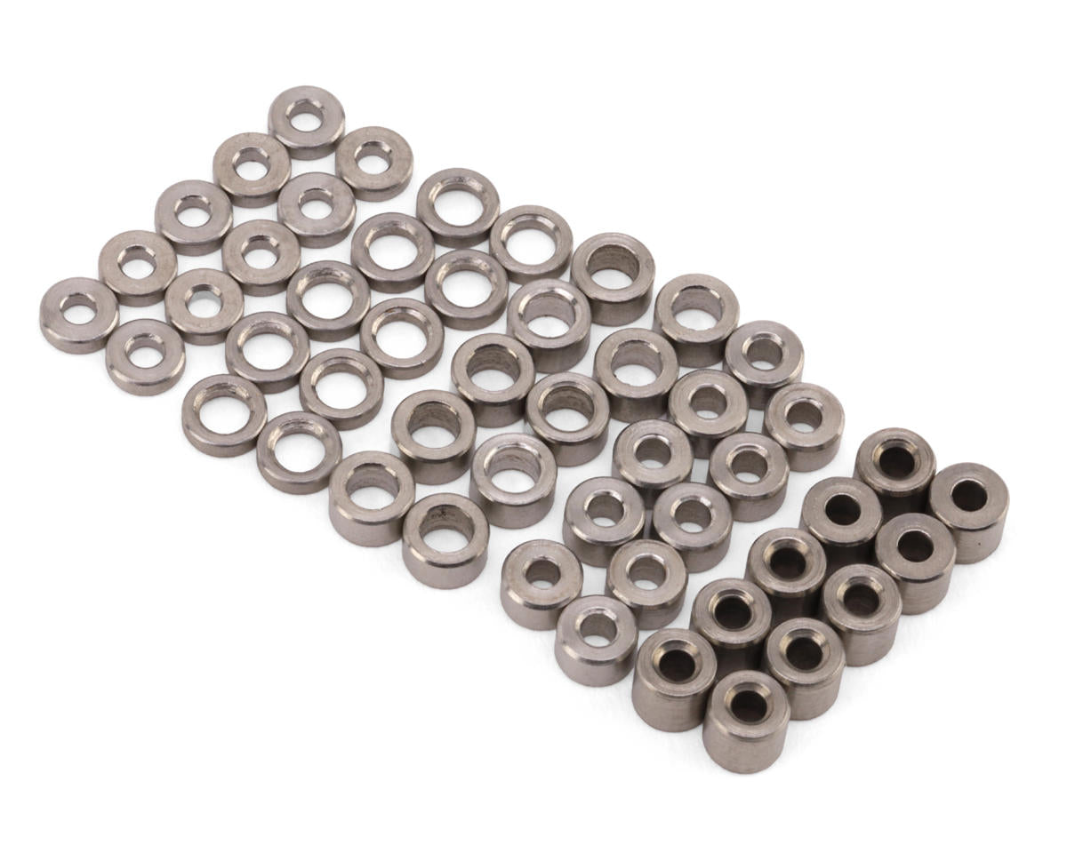 Injora 1.4mm Stainless Steel Spacers Set (50Pcs)