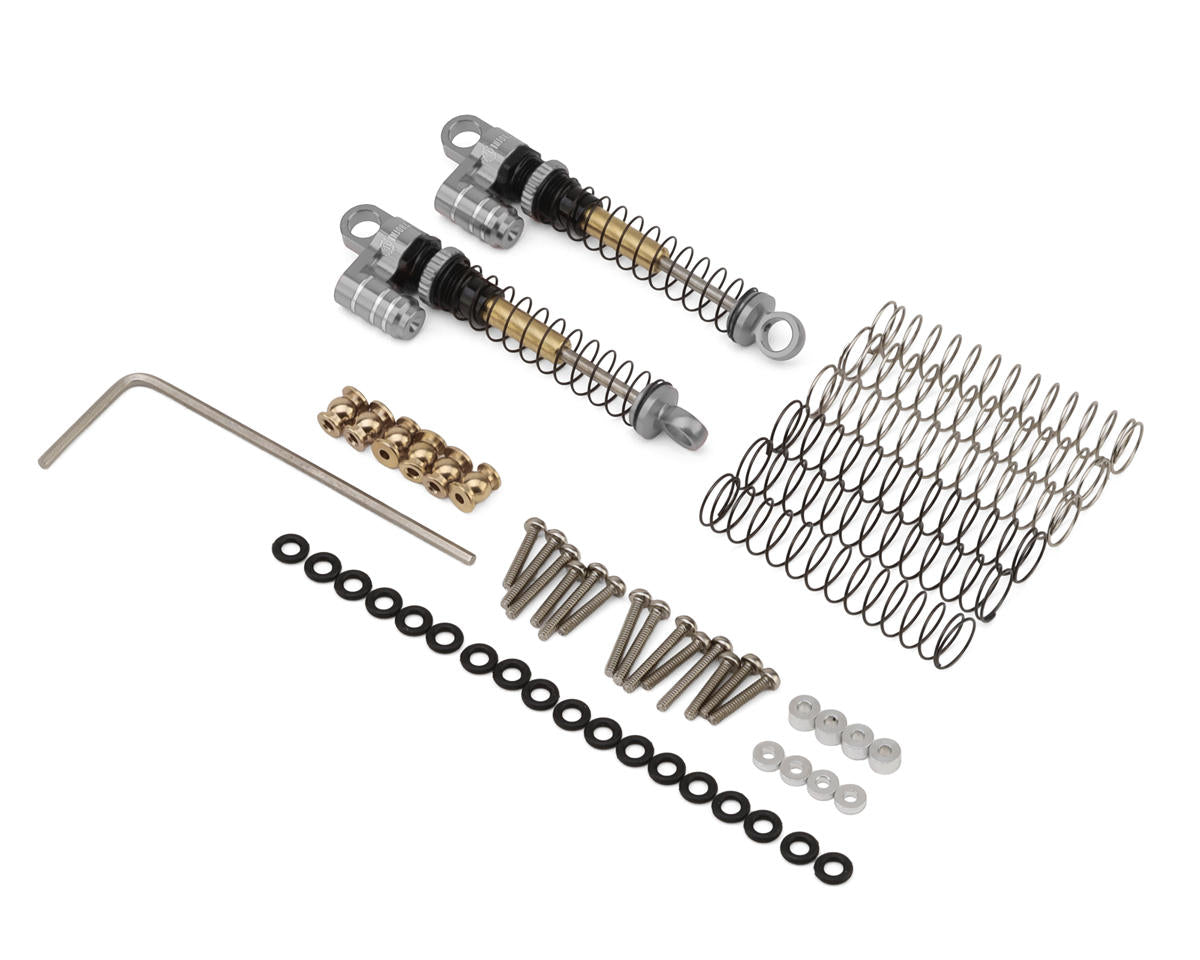 Injora Axial SCX24 43mm Aluminum Threaded Double Barrel Long Travel Shocks
