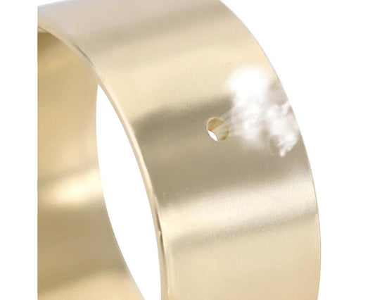 Injora 1.0" Brass Beadlock Wheel Clamp Rings (Gold) (4)