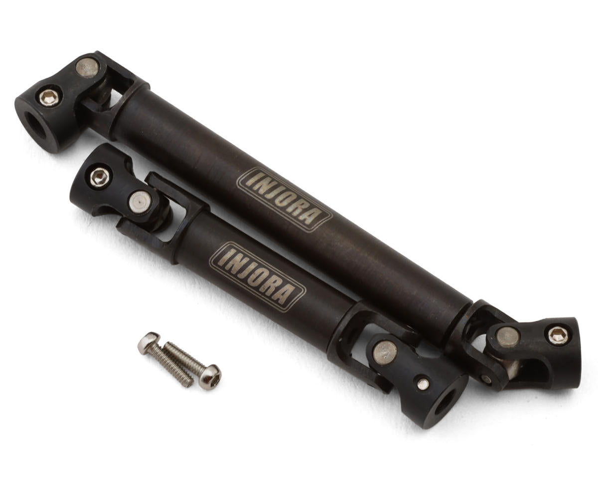 Injora Axial SCX24 Steel Drive Shafts Set (Black)