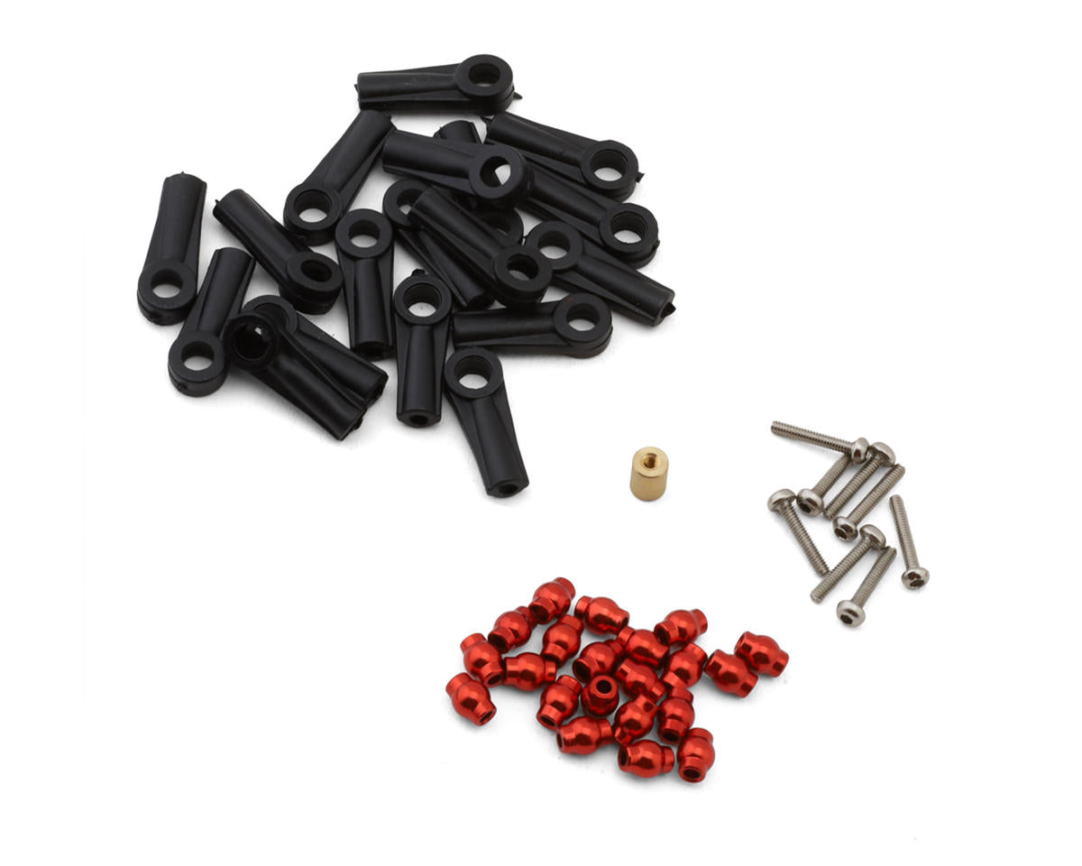 Injora Axial SCX24 Stainless Steel High Clearance Suspension Links Set (Black)