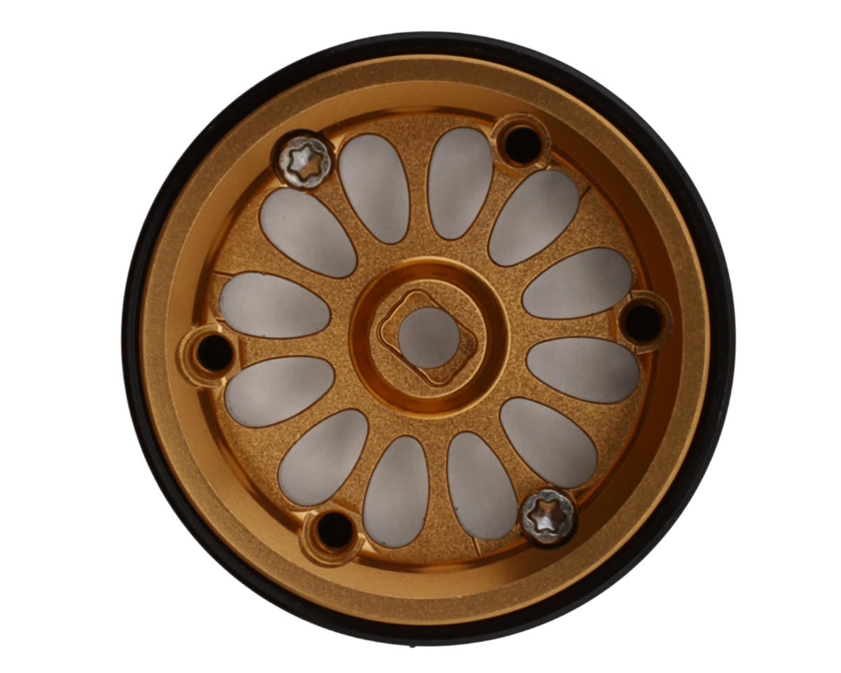 Injora 0.7" D19 Ripple Aluminum Micro Crawler Beadlock Wheels