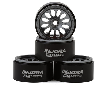 Injora 0.7" D19 Ripple Aluminum Micro Crawler Beadlock Wheels