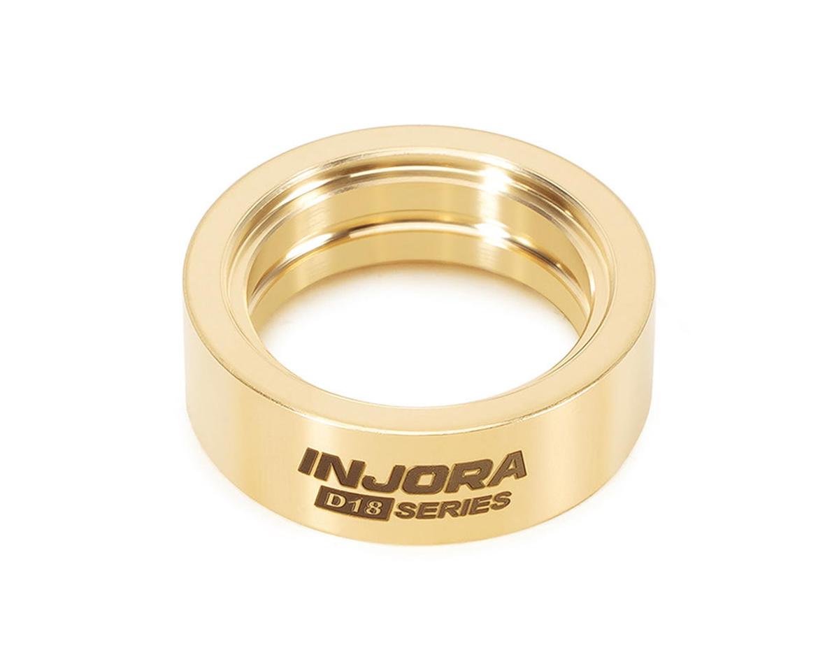 Injora Axial SCX30 0.7" D18 Beadlock wheels Brass Clamp Rings (4) (10g ea)