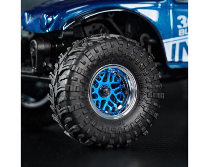 Injora 0.7" D19 ModuWheel Brass & Aluminum Micro Crawler Beadlock Wheels