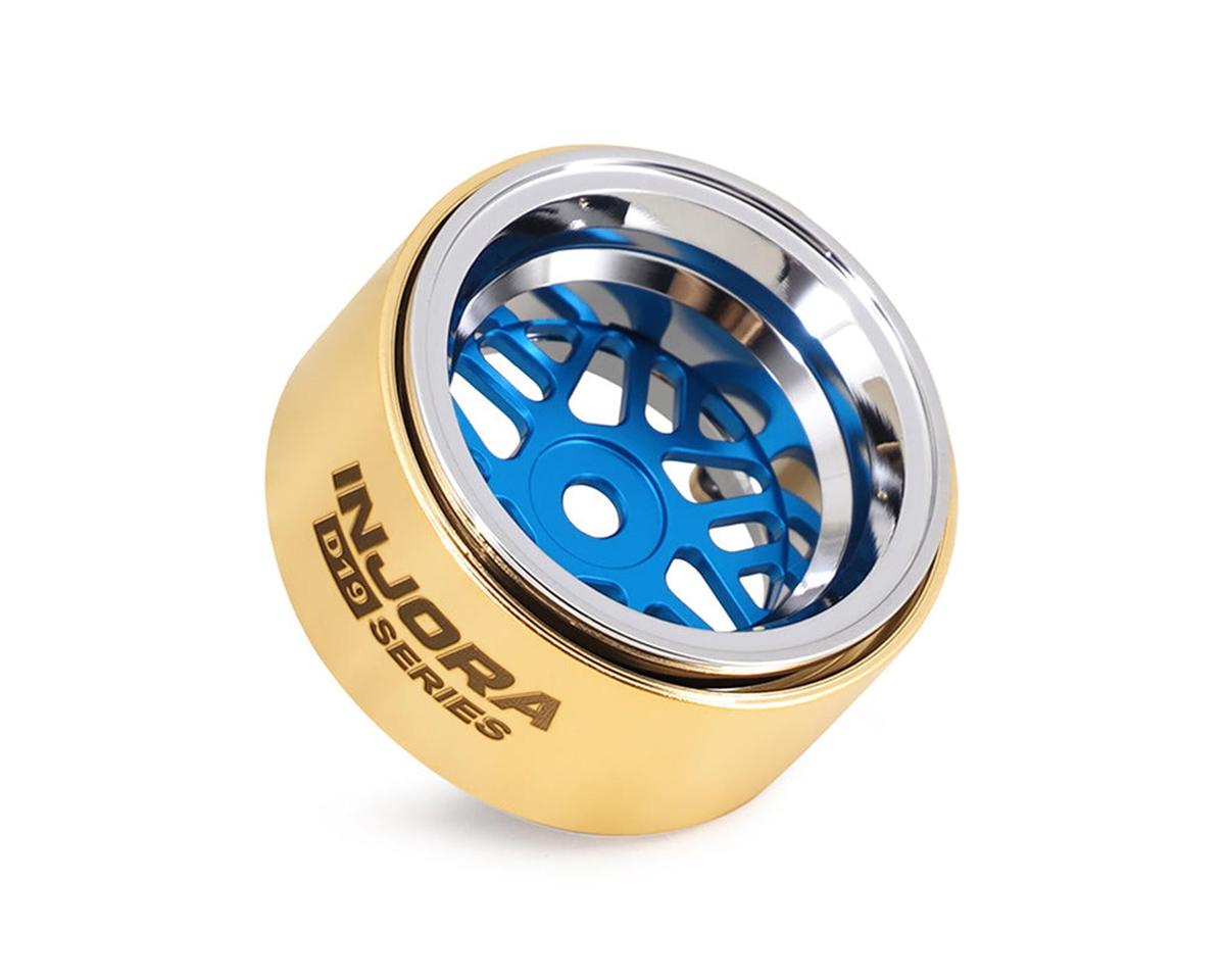 Injora 0.7" D19 ModuWheel Brass & Aluminum Micro Crawler Beadlock Wheels