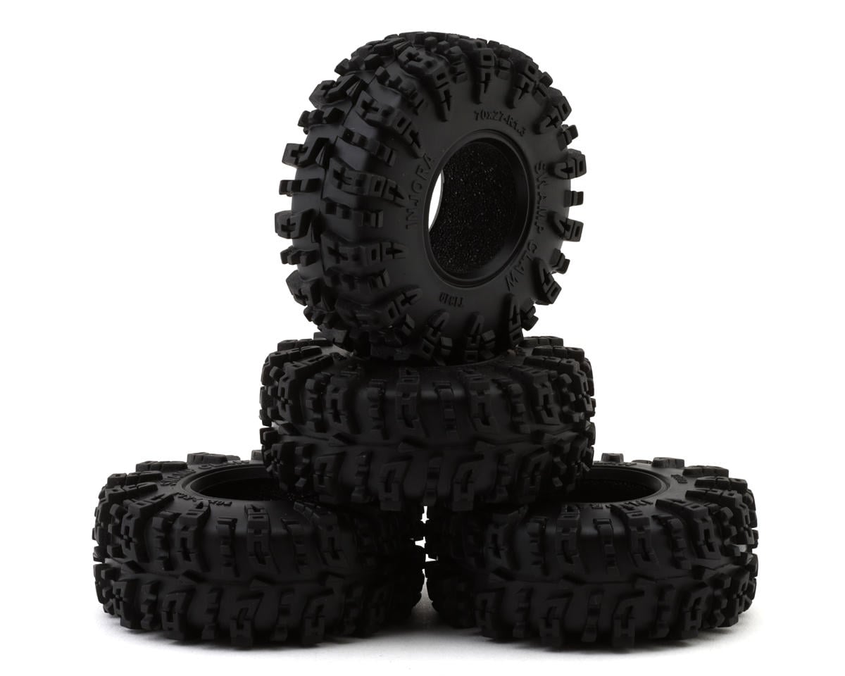 Injora 1.3" Swamp Claw M/T Micro Rock Crawler Tires  (4) (70mm OD) (S5)