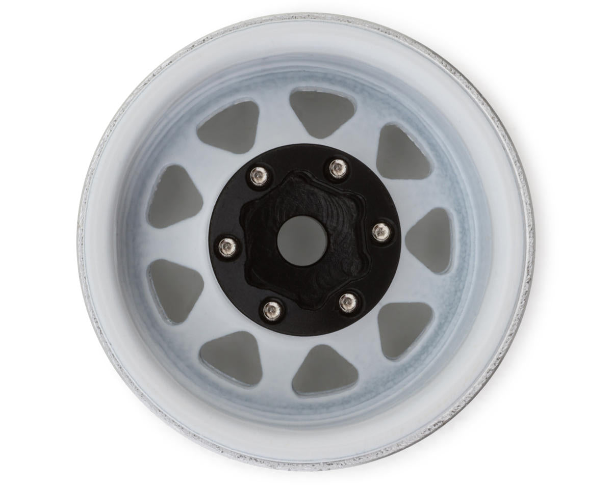 Injora 1.0" Deep Dish Stamped Steel Micro Rock Crawler Beadlock Wheels