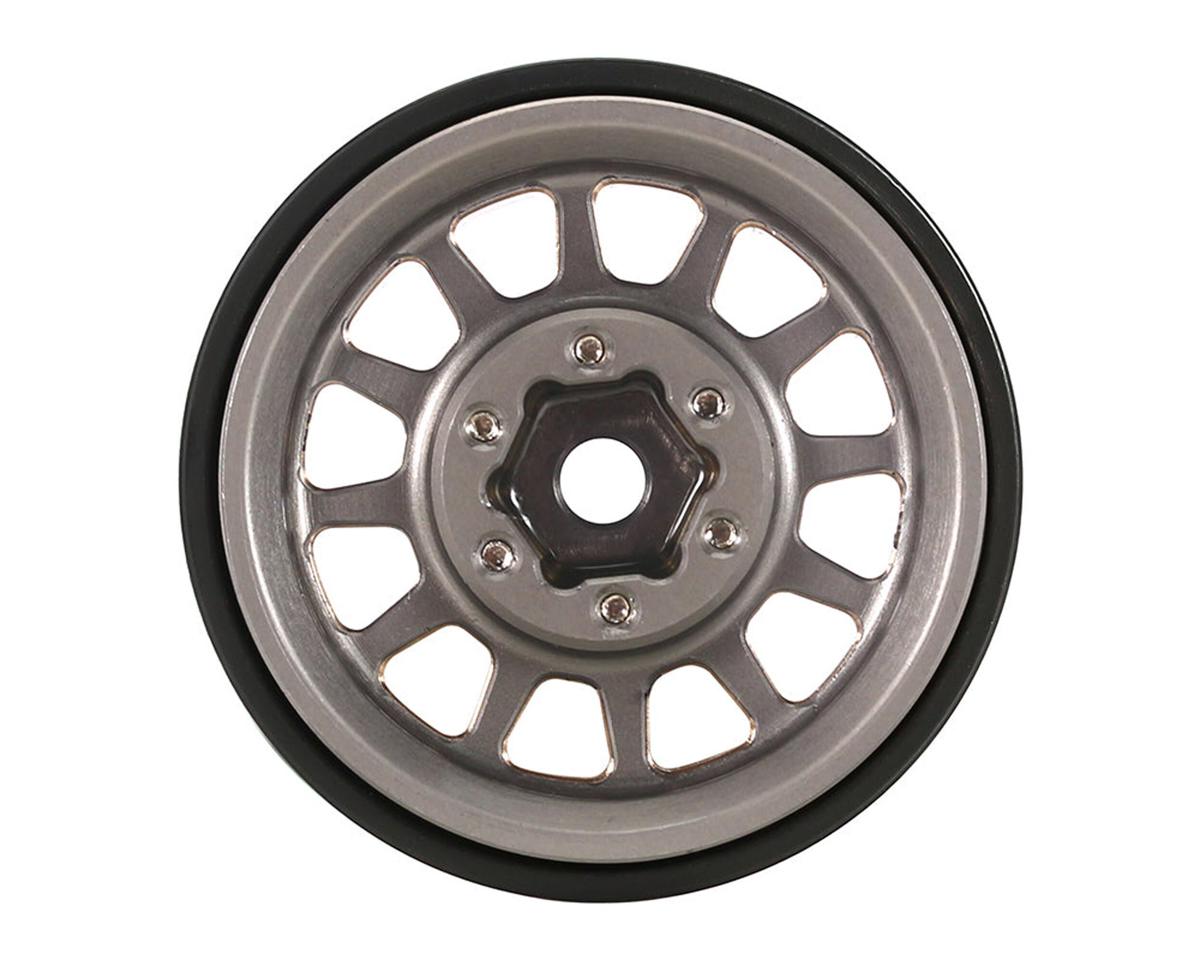 Injora 1.0" Brass Multi-Spoke Micro Rock Crawler Beadlock Wheels (42g ea)