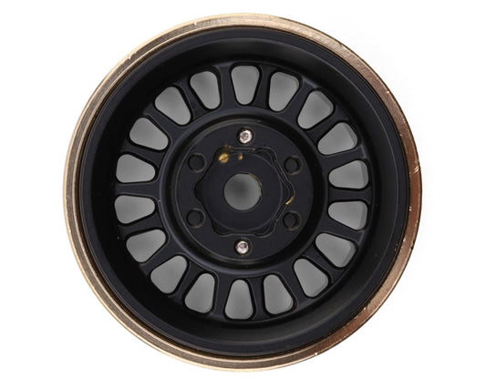 Injora 1.0" Brass Multi-Spoke Micro Crawler Beadlock Wheels