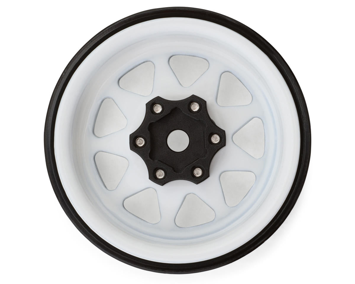 Injora 1.3" Stamped Steel Micro Rock Crawler Beadlock Wheels