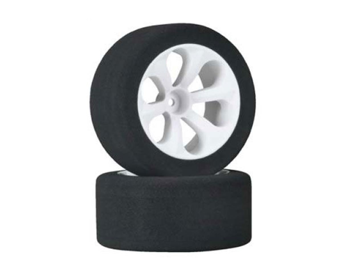 Jaco Prism Low Profile 1/10 Mounted Truck Front Foam Tires (Purple)