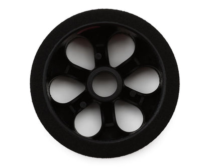 Jaco Prism 1/12 Mounted Foam Front Tires (Black) (2) (Pink)