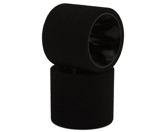 Jaco Prism 1/12 Mounted Foam Rear Tires (Black) (2) (Blue)