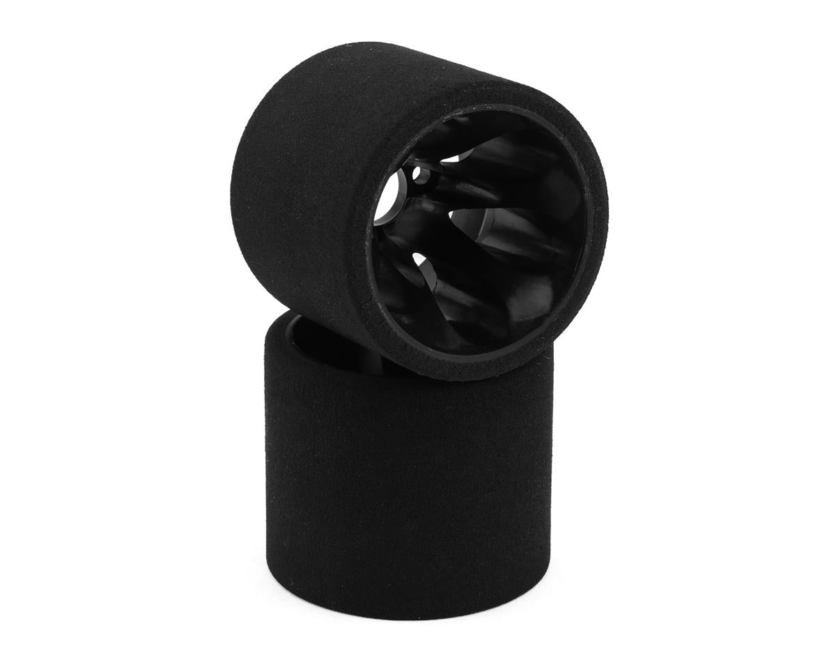 Jaco Prism 1/12 Mounted Foam Rear Tires (Black) (2) (Mint)